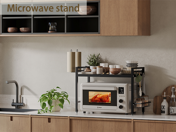 countertop microwave stand