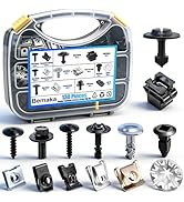 Bemaka 130Pcs Engine Cover Splash Shield Guard Fastener Screw & U Nut Clips Kit, 14 Sizes Bumper ...