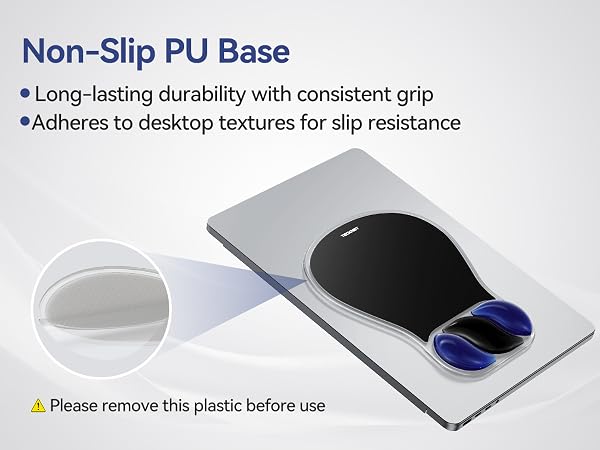 mouse pad with wrist rest