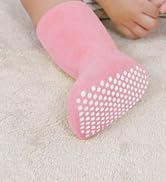 Baby Non Slip Grip Socks with Non Skid Soles for Infants Toddlers Kids Boys Girls
