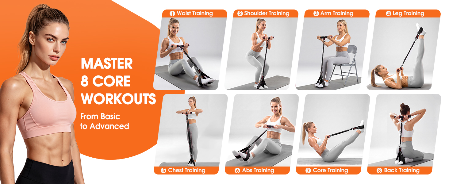 Multifunction Pedal Resistance Band with Handle