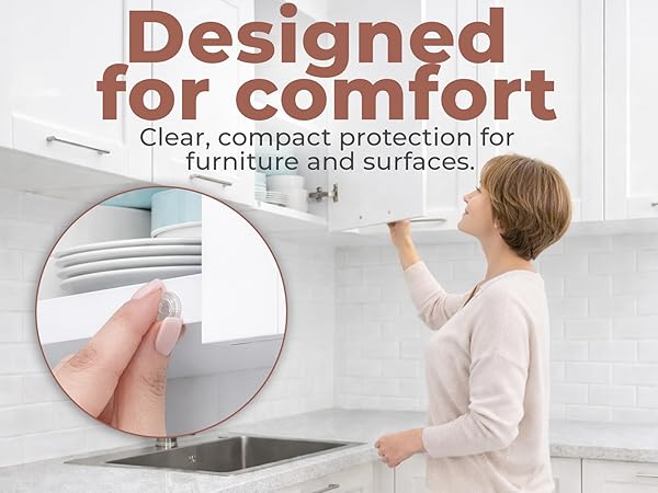 Non-slip rubber feet for laptops, cutting boards and home decor, topes antideslizantes.