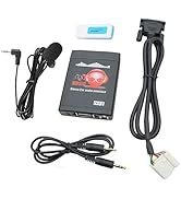Bluetooth Car Kit, 3 in 1 Car Audio Input Adapter with AUX USB Bluetooth for Honda Accord Civic C...