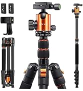 Victiv Tripod for Camera, 82" Camera Tripod Heavy Duty, Aluminum DSLR Tripod Monopod, Tall Travel...