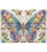 Butterfly Puzzles for Adults 1000 Pieces, Challenging Colorful Flower Jigsaw Puzzles 1000 Pieces,...
