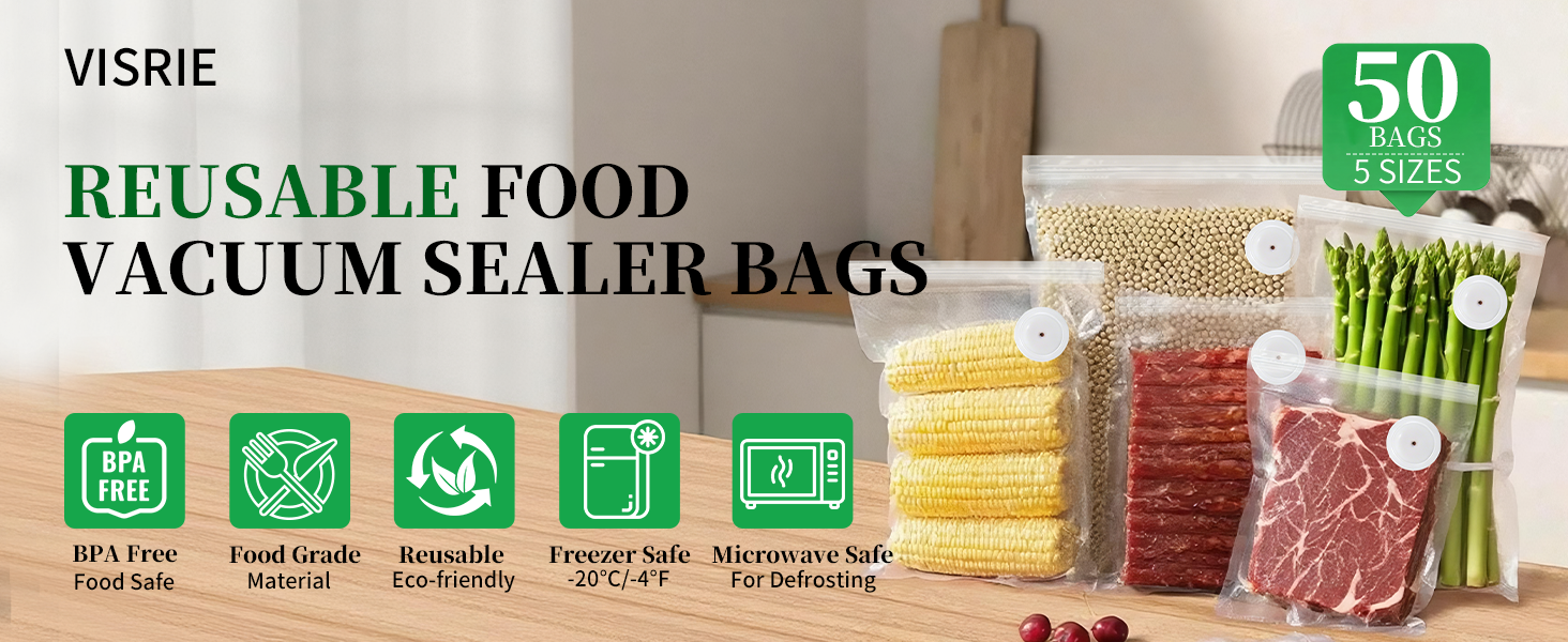 vacuum sealer bags for food