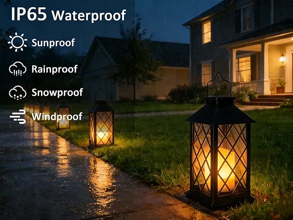 solar lantern outdoor waterproof
