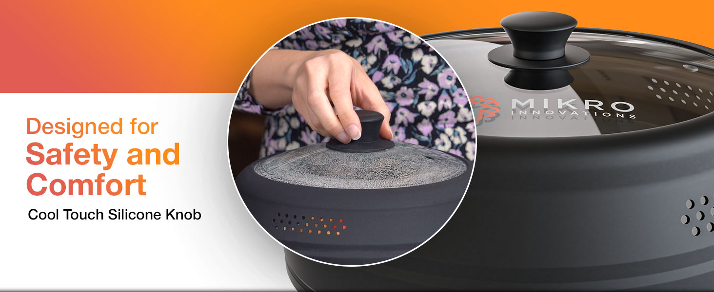 Microwave Silicon and Glass Splatter Cover