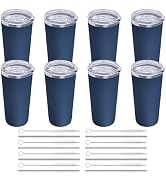 GGQ 20oz Travel Coffee Tumbler Food-Grade 304 Stainless Steel Vacuum Insulated Double Wall Leak-P...