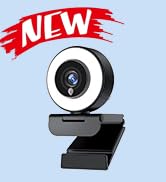 webcam 4k with ring light
