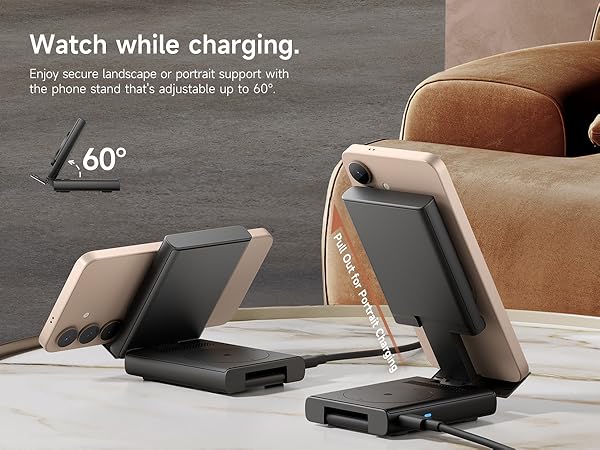 Watch while charging