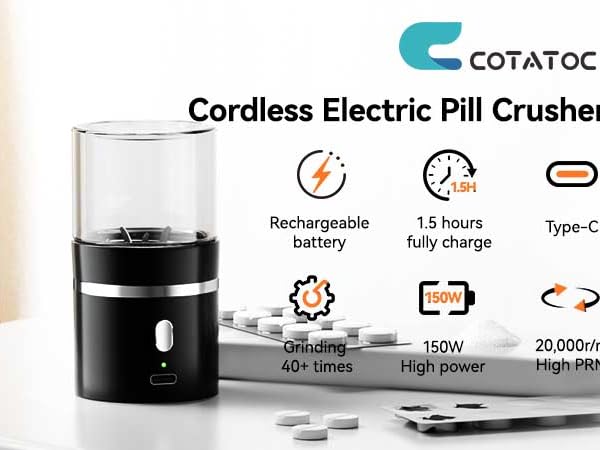 electric pill crusher