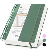 MUAHLIUB Spiral Notebook Journal College Ruled, 360 Pages Lined Thick Journals for Women Men, A5 ...