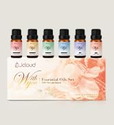 JCLOUD Fragrance Oil Gift Set for Women, Essential Oils for Diffusers for Home, Romantic Scented ...