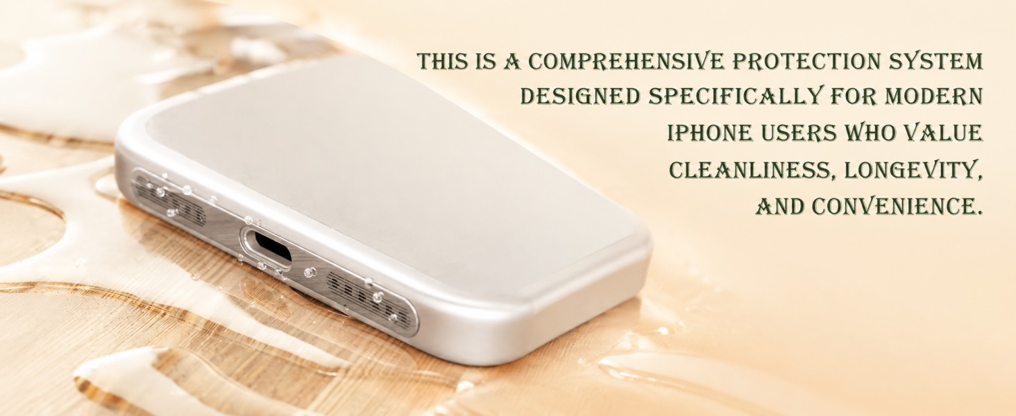 Anti-Lost Dust Plug, Speaker Dust Cover, Port Plug Accessories for iPhone 18 Pro/18 Pro Max