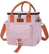 Joymee Insulated Lunch Bag for Women/Men, Waterproof Lunch Box for Office Work Picnic Beach, Reus...