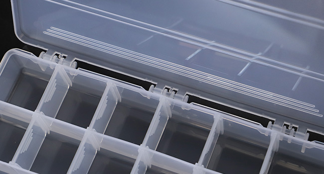 3500 Tackle Box, Clear, 2 Pack