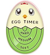 Lasubst Egg Timer for Boiling Eggs that Changes Color When Done, Green