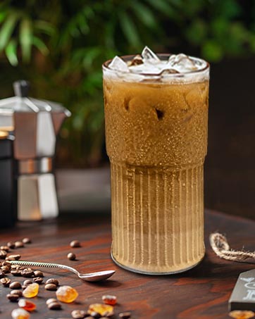 Glass Cups with Lids and Glass Straws