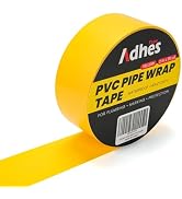 ADHES PVC Pipe Wrap Tape, 2 Inch X 35 Yds, Corrosion Protection Pipe Tape, Weatherproof PVC Tape ...