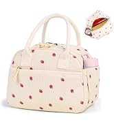 Desing Wish Lunch Bag for Women, Reusable Corduroy Insulated Lunch Box | Corduroy, Wear-Resistant...