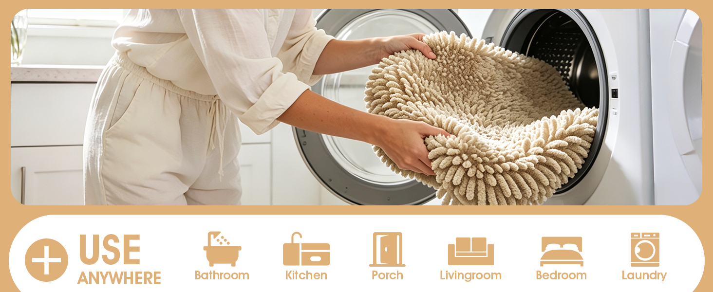washable bathroom rugs
