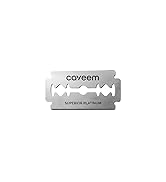 Caveem Platinum Double Edge Safety Razor Blades - 60 Count (12 Packs of 5 Blades)