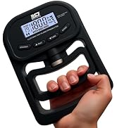 Hand Grip Strength Tester Trainer, 396lbs/180kg Hand Grip Dynamometer with LCD Display, Ideal for...