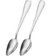 Grapefruit Spoons Serrated Edge Stainless Steel Grapefruit Utensils Tool Dessert Spoons for Citru...
