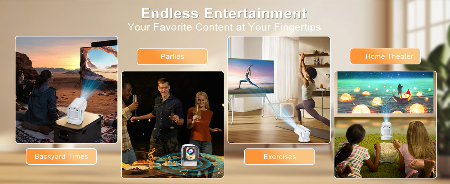 4k projector with wifi and bluetooth