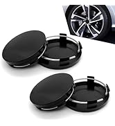 Dogary 4 PCS Wheel Center Cap, ABS Automobile Hub Cap, Snap-in Center Caps for Rims, Outer Diamet...