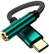 USB C to 3.5mm Headphone Adapter for iPad 10 Pro/Mini Pixel 7 6a Audio Adapter COOYA Type C to Au...