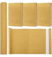 CRASPIRE 51 x 11.8 Suede Book Cloth Gold for A4-A8 Book Binding Fabric Surface Paper Backed Bookc...