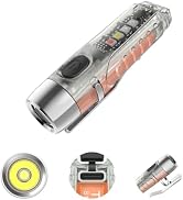 TUNENGE S12Plus Keychain Flashlight,610 High Lumen EDC Pocket Flashlight,USB C Rechargeable Mini ...