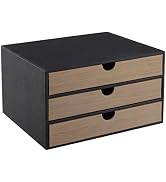 RHCSZ Fashion Multicolor Collocation Leather Desk Organizer File Cabinet Executive Office Supplie...