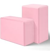 Yoga Block, Yoga Blocks 2 Pack, Sturdy Yoga Foam Blocks, High Density & Non Slip Dance Blocks for...