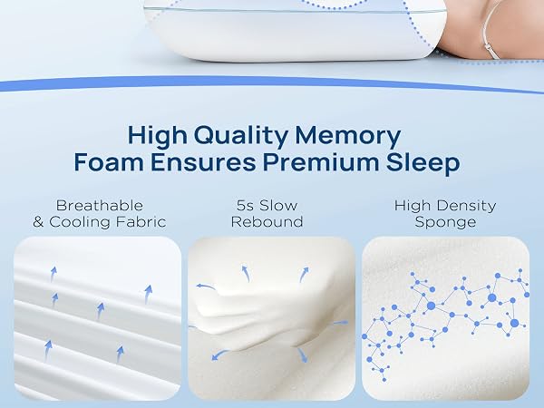 Cervical Neck Pillow for Side Sleepers