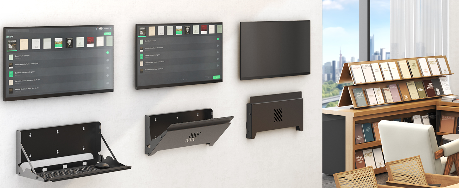 keyboard tray wall mount