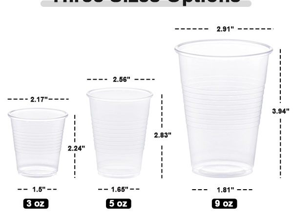 PP Clear Plastic Cups
