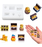 Mini Underwater Treasures Silicone Mold for Fairy Garden Landscaping Decor | Tiny Treasure Chest ...