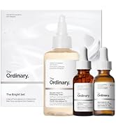 The Ordinary The Bright Set, 3-Step Regimen for Radiant, Even Skin Tone with Glycolic Acid 7% Exf...
