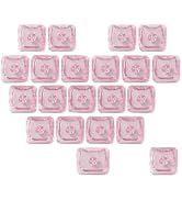 JSJT Blank Crystal Transparent Keycaps, Backlit Pink Keycap,21 Keys Love Heart-Shaped PC Custom K...