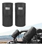 DSISIMO Multi-function Roll Bar Organizer Storage Bags Compatible With For Jeep Wrangler JK JKU J...