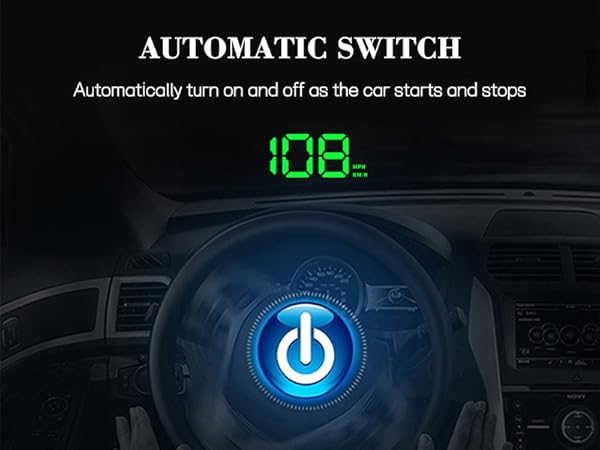 digital speedometer for car,speedometer for car,heads up display for cars,digital speedometer