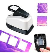 Square Hole Punch, Stamp Punch, Scalloped Square Paper Punches, 1 inch Squares Punches for Paper ...