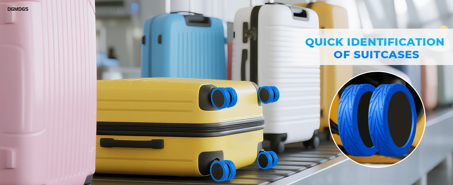 trolley wheel cover guards wear resistant shock absorption silent wheel luggage cover replacement