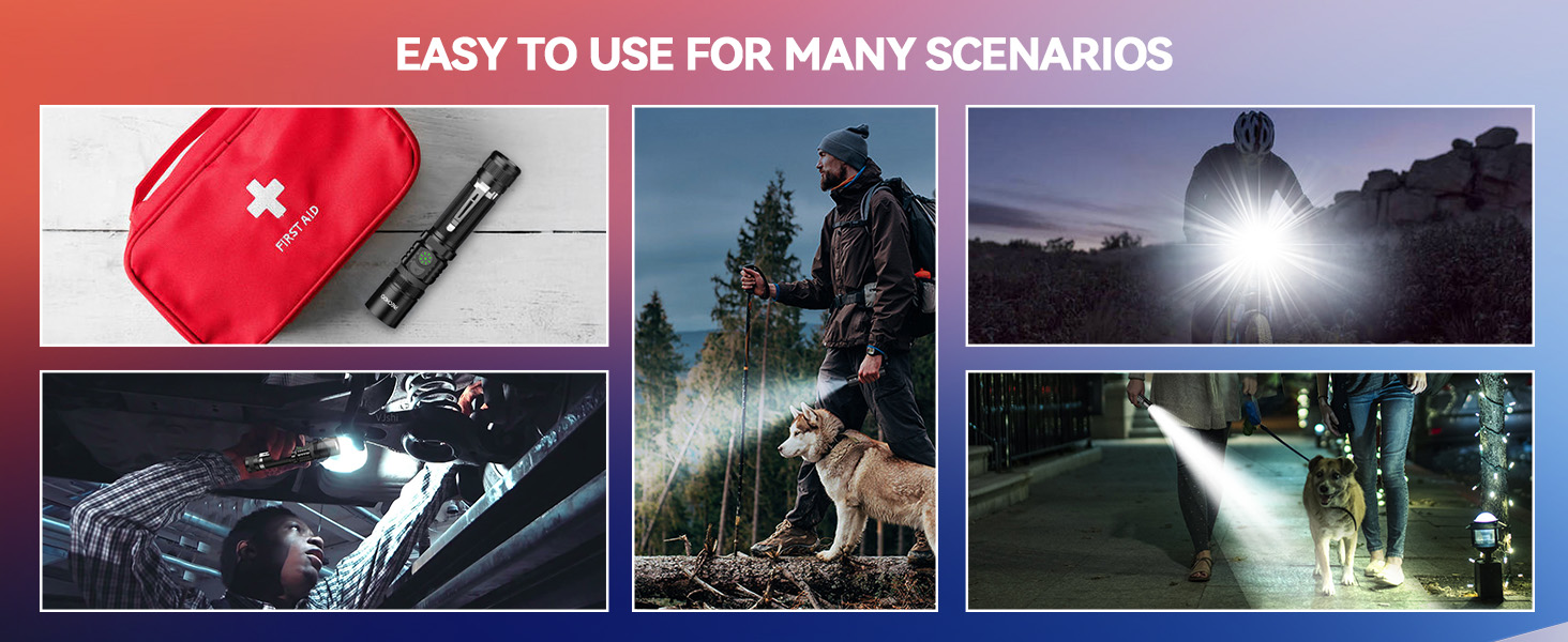 rechargeable flashlights