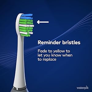 Reminder bristles on Sensonic Contour Brush Head
