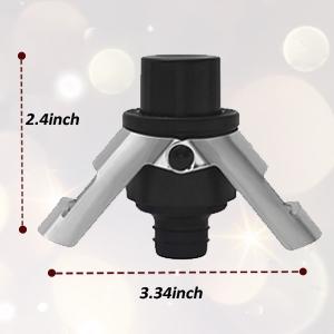 Champagne stopper black