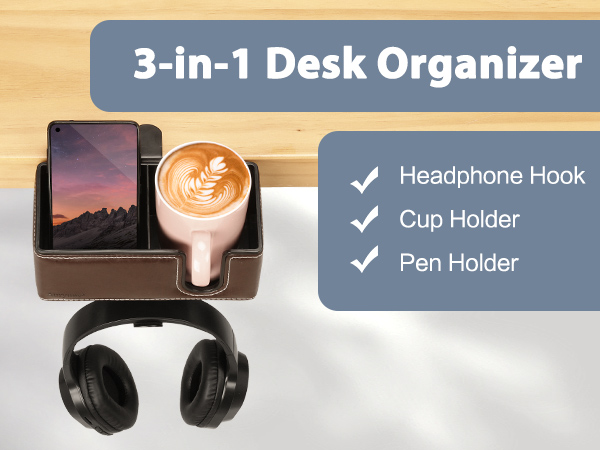 clip on cup holder for desk,cup holder for desk,cup holder for table edge,hanging desk organizer